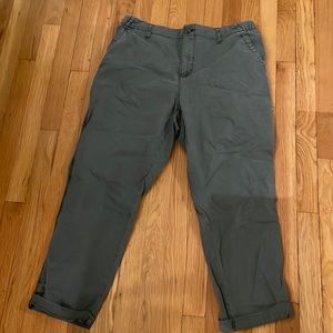 Womens Old Navy Gray Baggy Chino